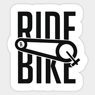 Ride Bike Graphic Sticker